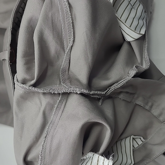 Dickies SZ 7 Pants Stretch Gray Taupe Classic Fit Straight Leg Girls NEW Uniform - Picture 13 of 13